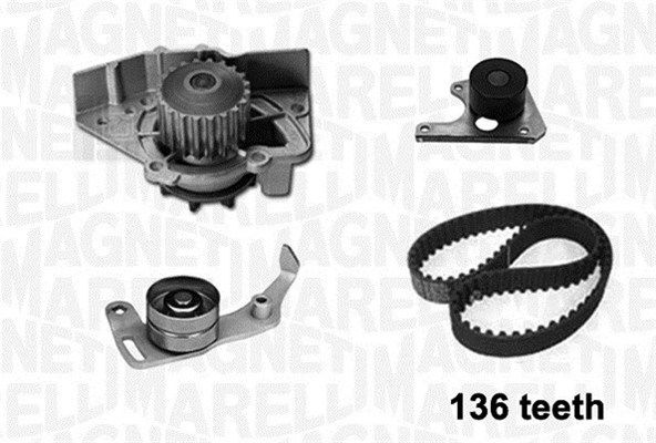 MAGNETI MARELLI Veepump + hammasrihmakomplekt 341402080001